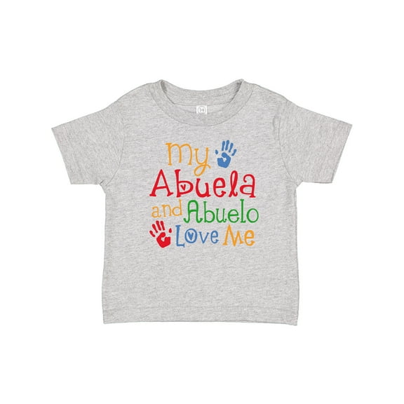 Inktastic My Abuela and Abuelo Love Me Boys or Girls Baby T-Shirt