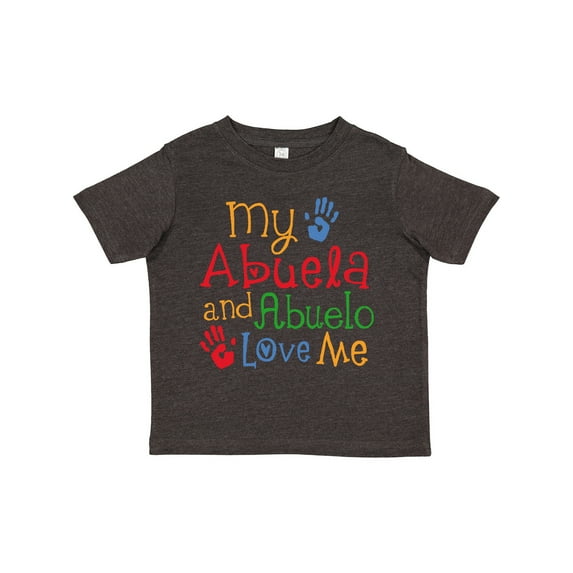 Inktastic My Abuela and Abuelo Love Me Boys or Girls Toddler T-Shirt