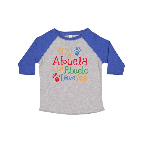 Inktastic My Abuela and Abuelo Love Me Boys or Girls Toddler T-Shirt
