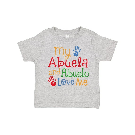 Inktastic My Abuela and Abuelo Love Me Boys or Girls Toddler T-Shirt