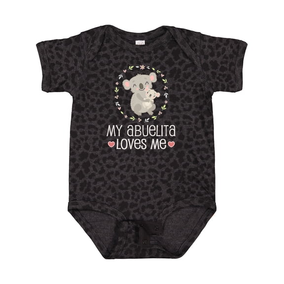 Inktastic My Abuelita Loves Me Girls Girls Baby Bodysuit