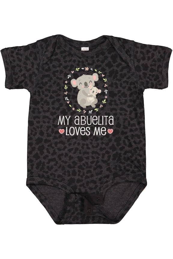 My Abuelita Loves Me Girls Girls Baby Bodysuit