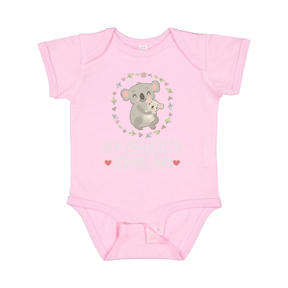 Inktastic My Abuelita Loves Me Girls Girls Baby Bodysuit