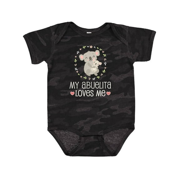 Inktastic My Abuelita Loves Me Girls Girls Baby Bodysuit