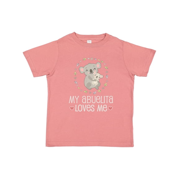 Inktastic My Abuelita Loves Me Girls Girls Toddler T-Shirt
