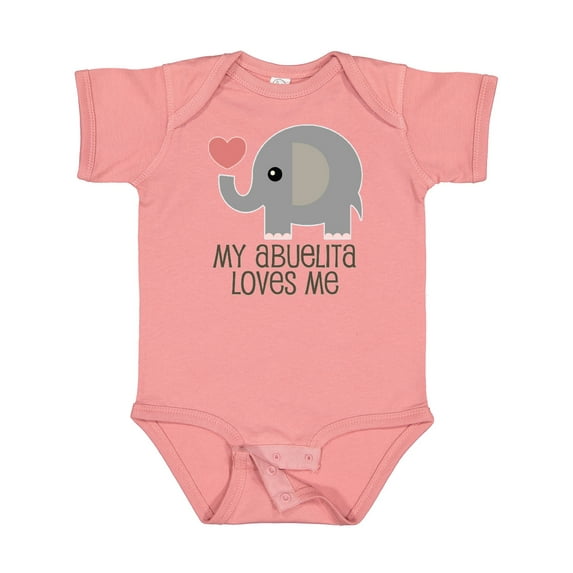 Inktastic My Abuelita Loves Me Grandchild Boys or Girls Baby Bodysuit