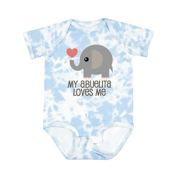 Inktastic My Abuelita Loves Me Grandchild Boys or Girls Baby Bodysuit