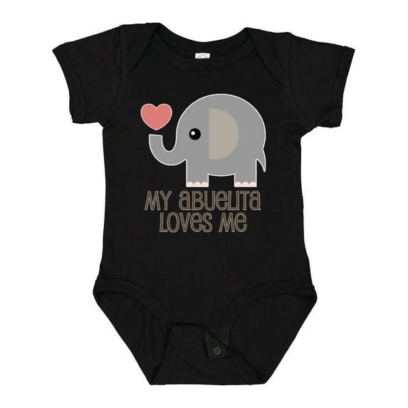 Inktastic My Abuelita Loves Me Grandchild Boys or Girls Baby Bodysuit