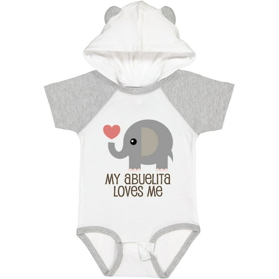 Inktastic My Abuelita Loves Me Grandchild Boys or Girls Baby Bodysuit
