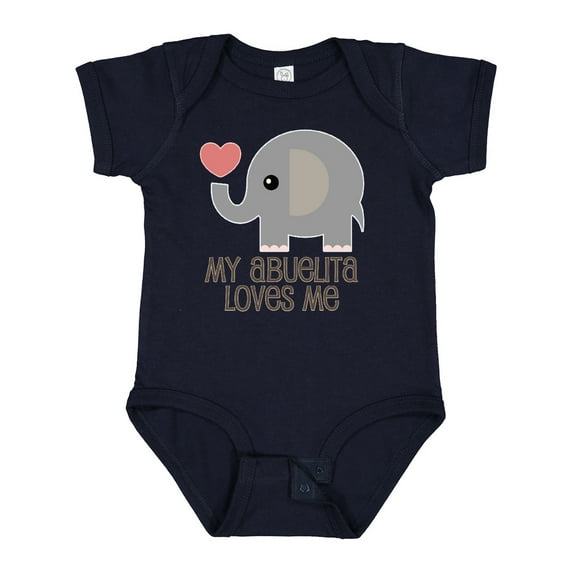 Inktastic My Abuelita Loves Me Grandchild Boys or Girls Baby Bodysuit