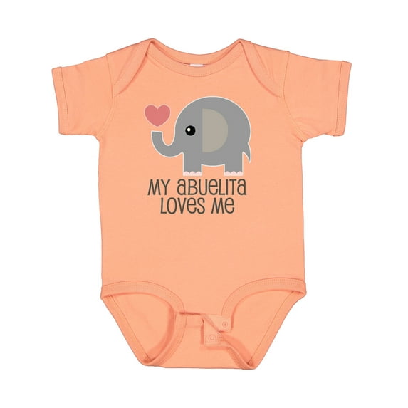 Inktastic My Abuelita Loves Me Grandchild Boys or Girls Baby Bodysuit