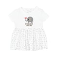 thumbnail image 1 of Inktastic My Abuelita Loves Me Grandchild Girls Baby Dress, 1 of 5
