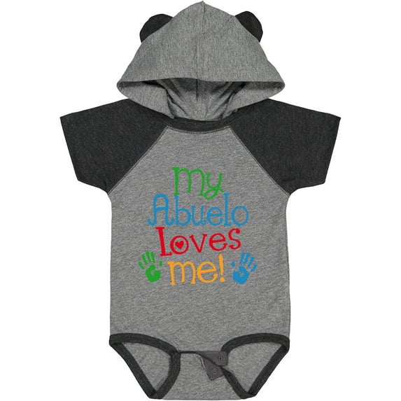 Inktastic My Abuelo Loves Me Boys or Girls Baby Bodysuit