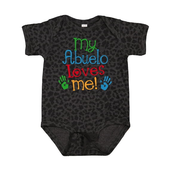 Inktastic My Abuelo Loves Me Boys or Girls Baby Bodysuit