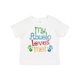 thumbnail image 1 of Inktastic My Abuelo Loves Me Boys or Girls Toddler T-Shirt, 1 of 5