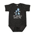 thumbnail image 1 of Inktastic My Abuelo Loves Me Grandson Boys Baby Bodysuit, 1 of 5