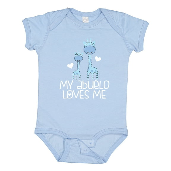 Inktastic My Abuelo Loves Me Grandson Boys Baby Bodysuit