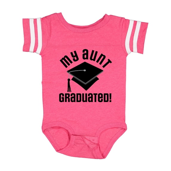 Inktastic My Aunt Graduated Niece Nephew Boys or Girls Baby Bodysuit