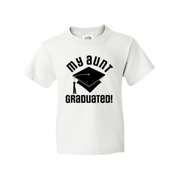 Inktastic My Aunt Graduated Niece Nephew Gift Youth T-Shirt