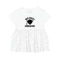 thumbnail image 1 of Inktastic My Aunt Graduated Niece Nephew Girls Baby Dress, 1 of 5