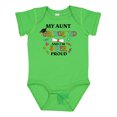 thumbnail image 1 of Inktastic My Aunt Graduated and I'm Super Proud Boys or Girls Baby Bodysuit, 1 of 5