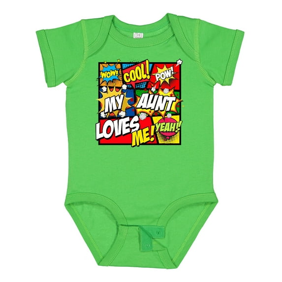 Inktastic My Aunt Love Me Boys or Girls Baby Bodysuit