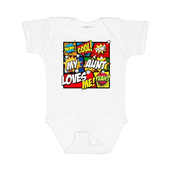 Inktastic My Aunt Love Me Boys or Girls Baby Bodysuit
