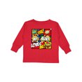 thumbnail image 1 of Inktastic My Aunt Love Me Boys or Girls Long Sleeve Toddler T-Shirt, 1 of 5