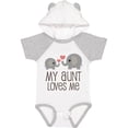 thumbnail image 1 of Inktastic My Aunt Loves Me Boys or Girls Baby Bodysuit, 1 of 5