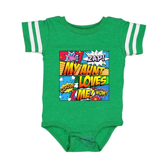 Inktastic My Aunt Loves Me Boys or Girls Baby Bodysuit