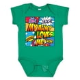 thumbnail image 1 of Inktastic My Aunt Loves Me Boys or Girls Baby Bodysuit, 1 of 5
