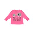 thumbnail image 1 of Inktastic My Aunt Loves Me Boys or Girls Long Sleeve Toddler T-Shirt, 1 of 5