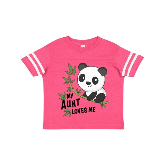 Inktastic My Aunt Loves Me Cute Panda Boys or Girls Toddler T-Shirt