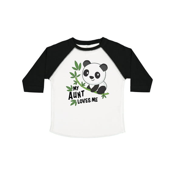 Inktastic My Aunt Loves Me Cute Panda Boys or Girls Toddler T-Shirt