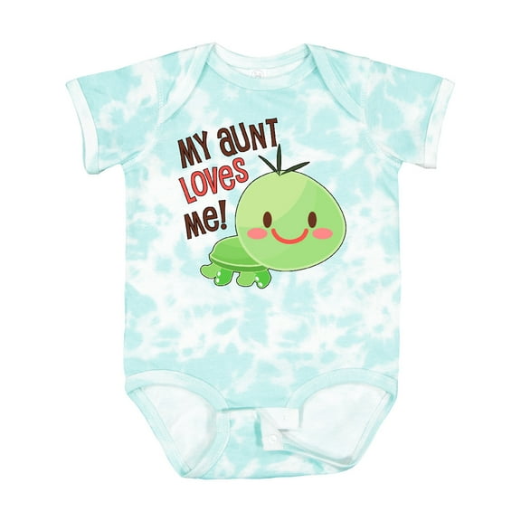 Inktastic My Aunt Loves Me Cute Turtle Boys or Girls Baby Bodysuit