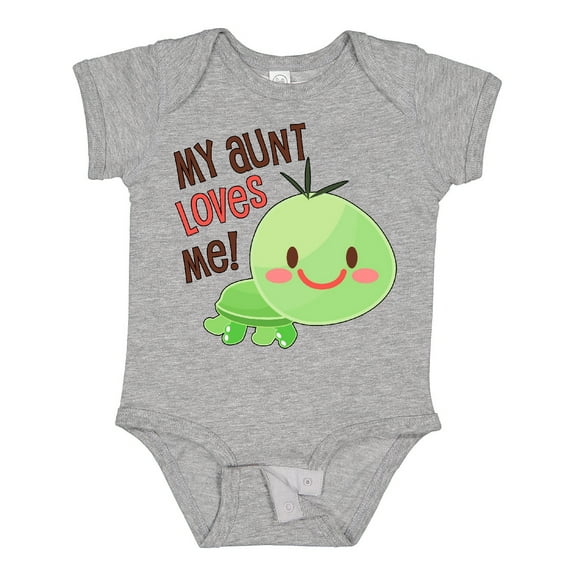 Inktastic My Aunt Loves Me Cute Turtle Boys or Girls Baby Bodysuit