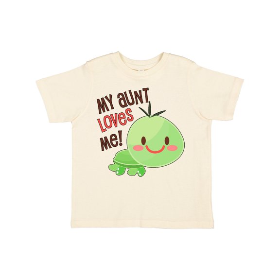 Inktastic My Aunt Loves Me- Cute Turtle Boys or Girls Toddler T-Shirt