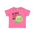 thumbnail image 1 of Inktastic My Aunt Loves Me- Cute Turtle Boys or Girls Toddler T-Shirt, 1 of 5