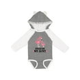 thumbnail image 1 of Inktastic My Aunt Loves Me Flamingo Niece Girls Long Sleeve Baby Bodysuit, 1 of 5