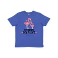 thumbnail image 1 of Inktastic My Aunt Loves Me Flamingo Niece Youth T-Shirt, 1 of 5