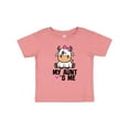 thumbnail image 1 of Inktastic My Aunt Loves Me Girl Cow Girls Baby T-Shirt, 1 of 5