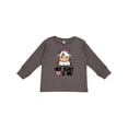 thumbnail image 1 of Inktastic My Aunt Loves Me Girl Cow Girls Long Sleeve Toddler T-Shirt, 1 of 5