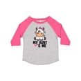thumbnail image 1 of Inktastic My Aunt Loves Me Girl Cow Girls Toddler T-Shirt, 1 of 5