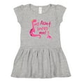thumbnail image 1 of Inktastic My Aunt Loves Me Girls Toddler Dress, 1 of 5