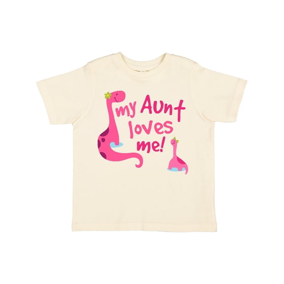 Inktastic My Aunt Loves Me Girls Toddler T-Shirt