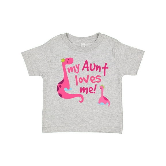 Inktastic My Aunt Loves Me Girls Toddler T-Shirt