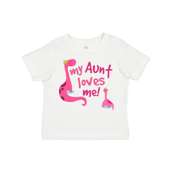 Inktastic My Aunt Loves Me Girls Toddler T-Shirt