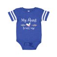 thumbnail image 1 of Inktastic My Aunt Loves Me Heart Boys or Girls Baby Bodysuit, 1 of 5
