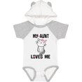 thumbnail image 1 of Inktastic My Aunt Loves Me Kitty Girls Baby Bodysuit, 1 of 5
