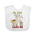 thumbnail image 1 of Inktastic My Aunt Loves Me Llama Boys or Girls Baby Bib, 1 of 4